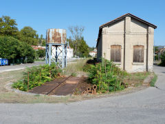 
Olympia Station, loco shed and water tower, Greece, September 2009